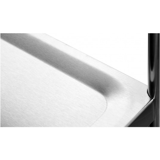 WÓZEK KELNERSKI 2-PÓŁKOWY -zdjęcie numer 3