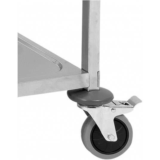 WÓZEK KELNERSKI 3-PÓŁKOWY -zdjęcie numer 3