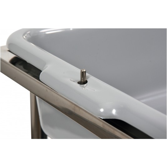 WÓZEK KELNERSKI 3-PÓŁKOWY Z 5 POJEMNIKAM -zdjęcie numer 5