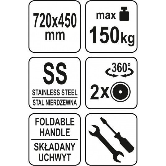 WÓZEK PLATFORMOWY SKŁADANY SS -zdjęcie numer 5