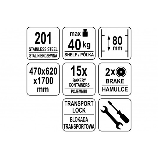 WÓZEK TRANSPORTOWY DO BLACH PIEKARNICZYC -zdjęcie numer 6