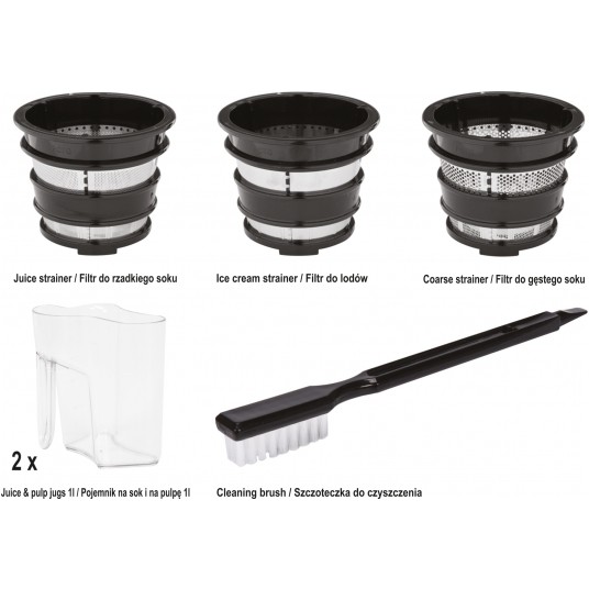 WYCISKARKA WOLNOOBROTOWA DO SOKÓW SREBRN -zdjęcie numer 5