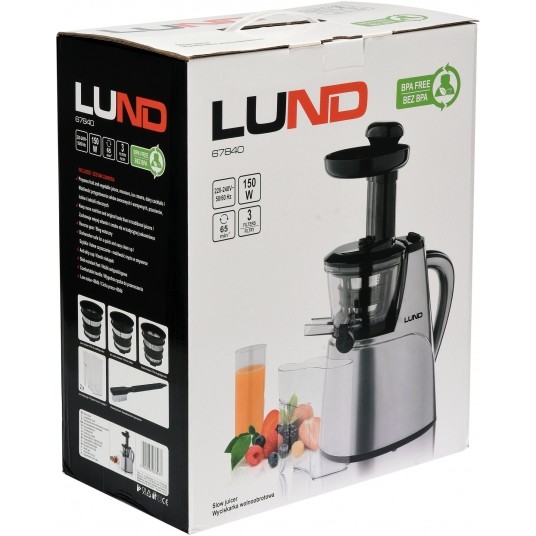 WYCISKARKA WOLNOOBROTOWA DO SOKÓW SREBRN -zdjęcie numer 3