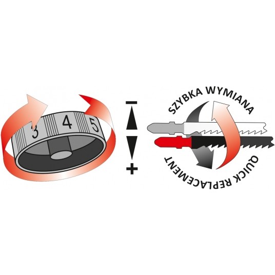 WYRZYNARKA 550W Z UCHWYTEM ŻELAZKOWYM -zdjęcie numer 9
