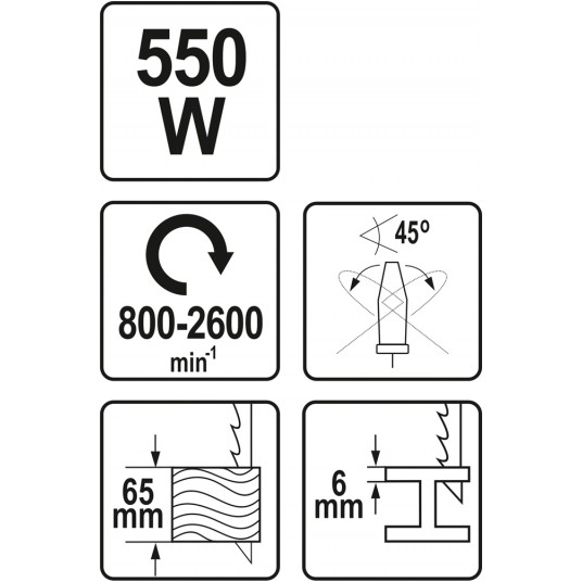 WYRZYNARKA 550W Z UCHWYTEM ŻELAZKOWYM -zdjęcie numer 8