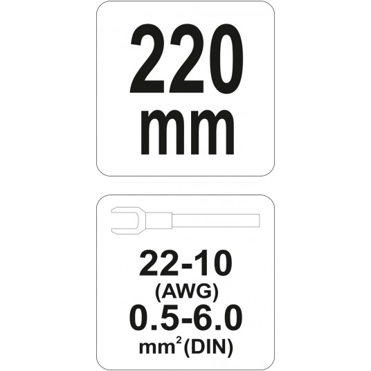 ZACISKACZ DO KONEKTORÓW 250MM; 22-10AWG -zdjęcie numer 3