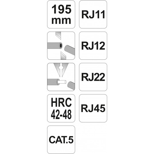 ZACISKACZ DO KONEKTORÓW TELEF.4P-6P-8P -zdjęcie numer 5