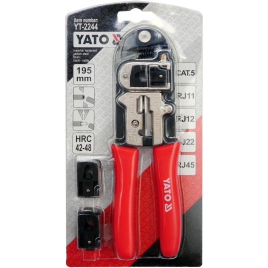 ZACISKACZ DO KONEKTORÓW TELEF.4P-6P-8P -zdjęcie numer 3