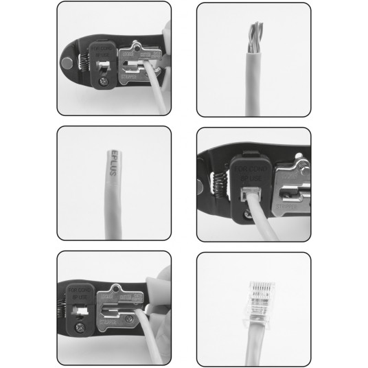 ZACISKACZ DO KONEKTORÓW TELEF. 8P -zdjęcie numer 4