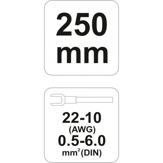 ZACISKACZ KONEKTORÓW 250MM 0,5-6,0MM2 -zdjęcie numer 5