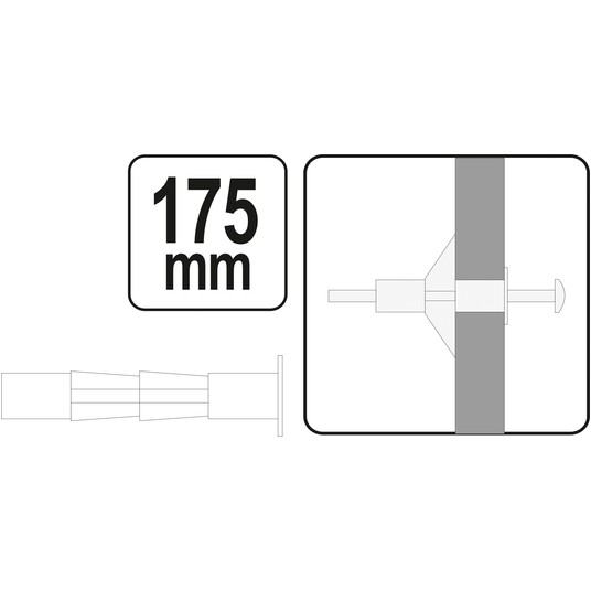 ZACISKARKA DO KOŁKÓW MOLLY L-175 MM -zdjęcie numer 4