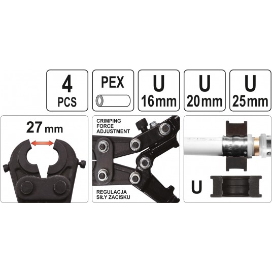 ZACISKARKA DO RUR PEX-AL.-PEX U16-25 -zdjęcie numer 7