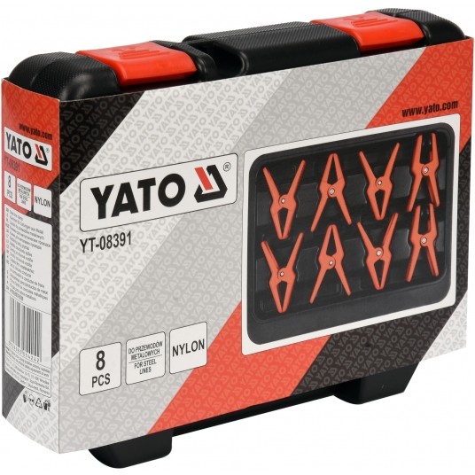 ZACISKI DO PRZEWODÓW METALOWYCH 8 SZTUK -zdjęcie numer 2