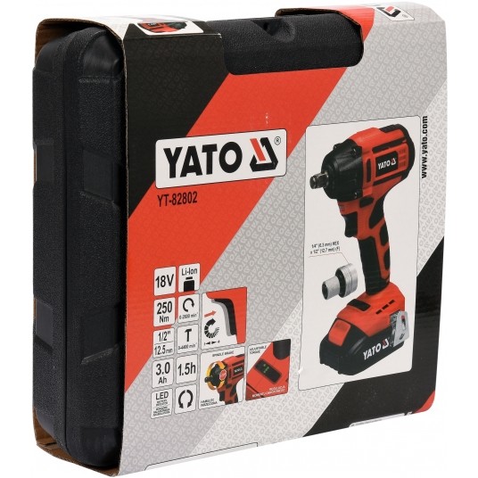 ZAKRĘTARKA BEZSZCZOTKOWA 18V 1/2'' - 3AH -zdjęcie numer 4