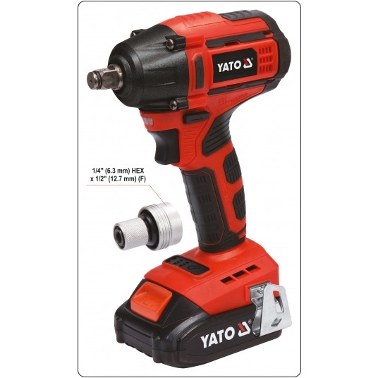 ZAKRĘTARKA BEZSZCZOTKOWA 18V 1/2'' - 3AH -zdjęcie numer 7