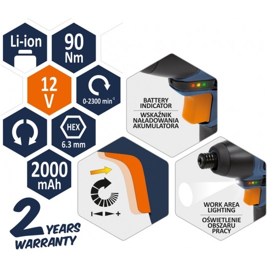 ZAKRĘTARKA UDAROWA 12V -zdjęcie numer 5