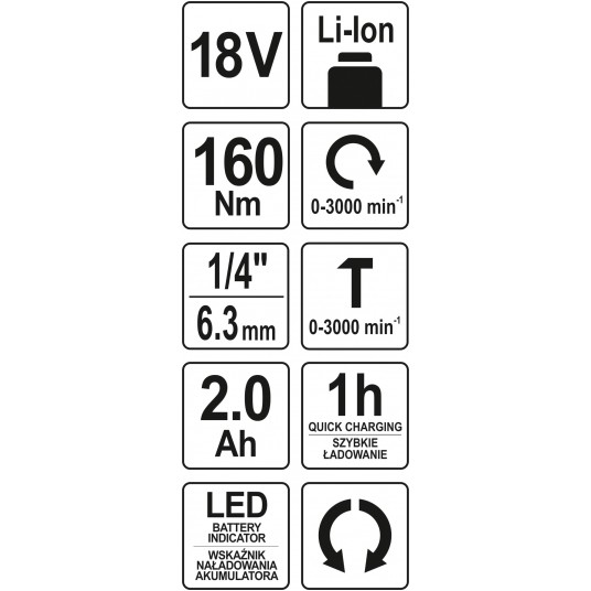 ZAKRĘTARKA UDAROWA 18V -zdjęcie numer 4