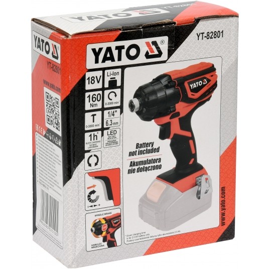 ZAKRĘTARKA UDAROWA 18V BEZ AKUMULATORA -zdjęcie numer 3