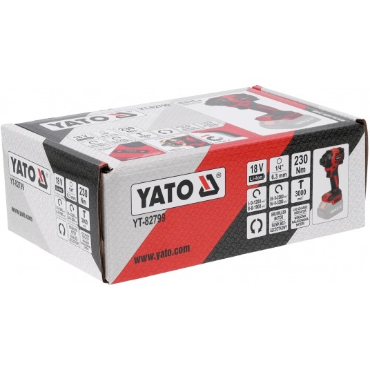 ZAKRĘTARKA UDAROWA 18V HEX 230NM - BODY -zdjęcie numer 6