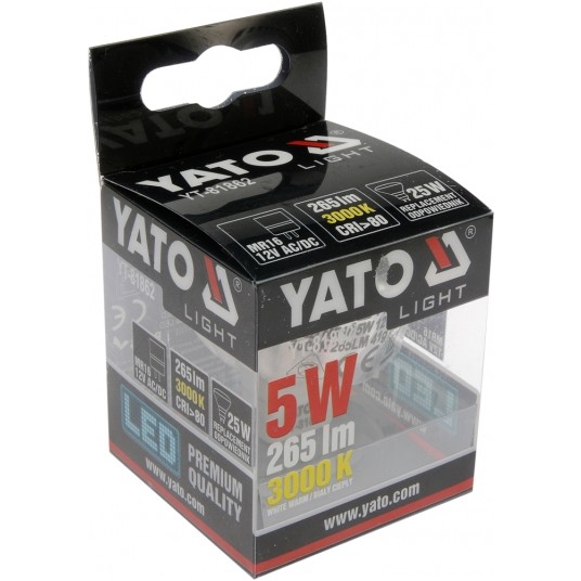 ŻARÓWKA LED MR16 ACDC 5W 265LM YATO -zdjęcie numer 3