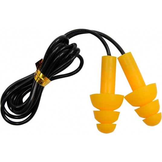 ZATYCZKI DO USZU SILIKON sznur22dB 50par -zdjęcie numer 1