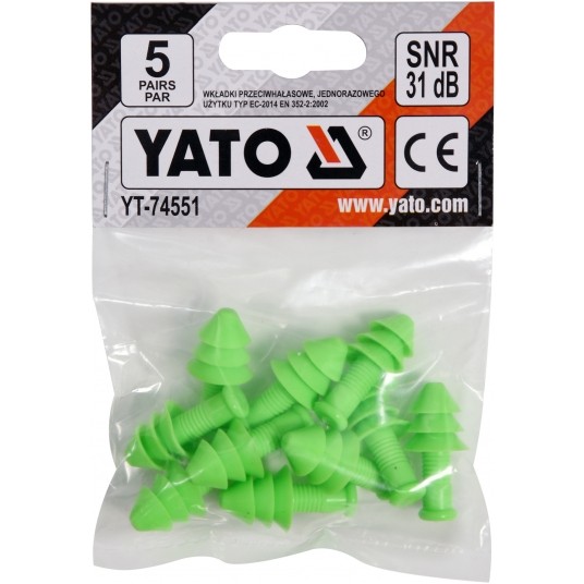 ZATYCZKI DO USZU SILIKONOWE 31 dB -zdjęcie numer 3