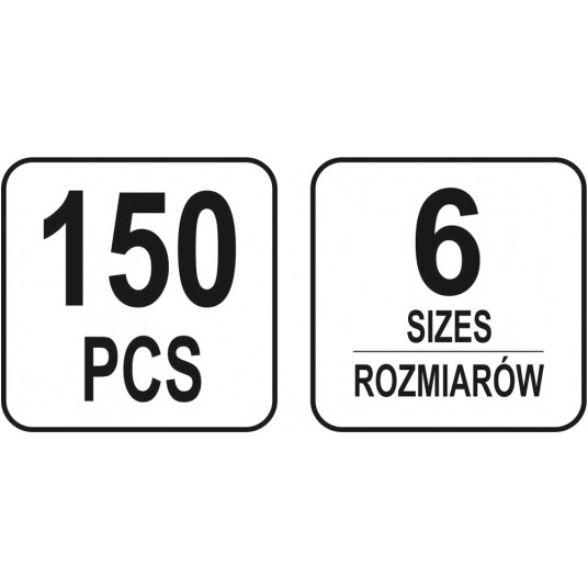 ZAWLECZKI SPRĘŻYSTE MIX 150 SZT -zdjęcie numer 4