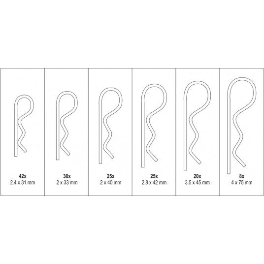 ZAWLECZKI SPRĘŻYSTE MIX 150 SZT -zdjęcie numer 5