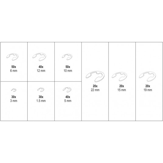 ZAWLECZKI TYPU E MIX 300 SZT -zdjęcie numer 5