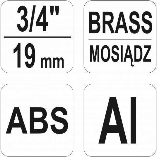 ZAWÓR OGRODOWY PODWÓJNY 3/4" -zdjęcie numer 3