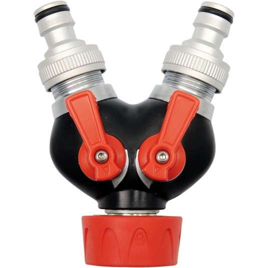 ZAWÓR OGRODOWY PODWÓJNY 3/4" -zdjęcie numer 1