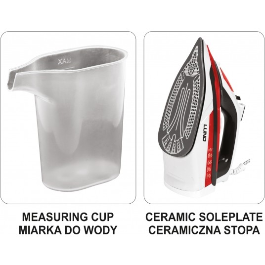 ŻELAZKO PAROWE 2800W, 320ML -zdjęcie numer 8