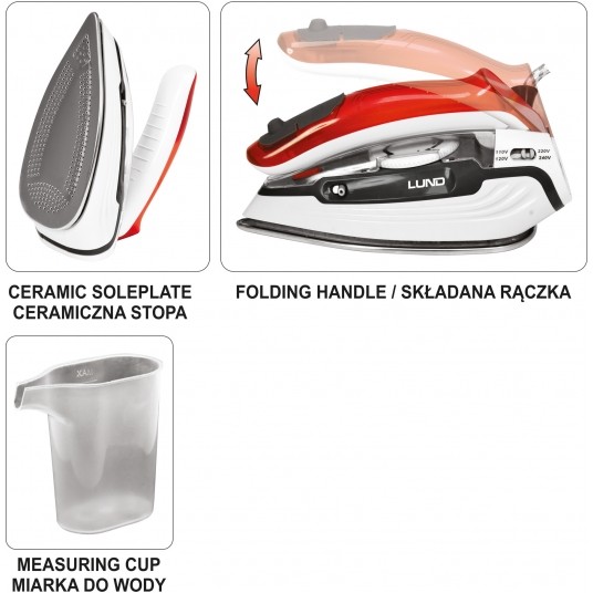 ŻELAZKO TURYSTYCZNE 1100W -zdjęcie numer 12