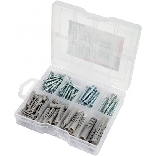 ZES WKRĘTÓW I KOŁKÓW ROZPOROWYCH 104SZT -zdjęcie numer 2