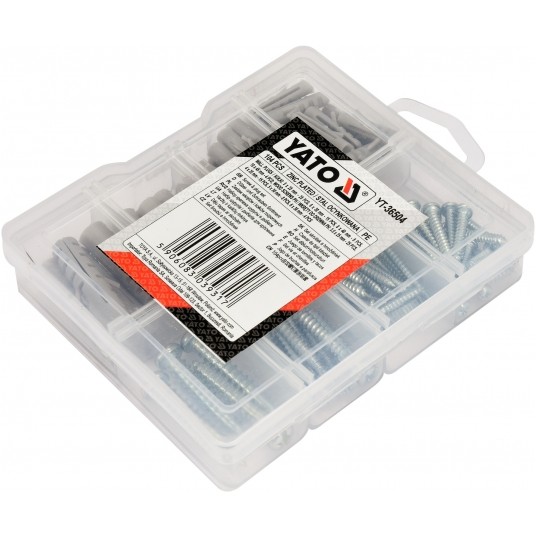 ZES WKRĘTÓW I KOŁKÓW ROZPOROWYCH 104SZT -zdjęcie numer 3