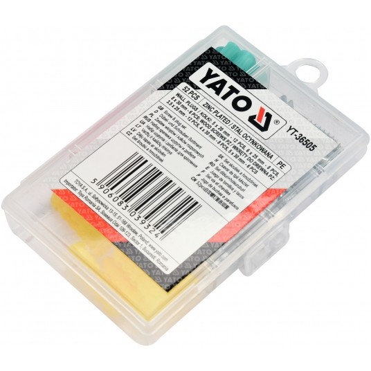 ZES WKRĘTÓW I KOŁKÓW ROZPOROWYCH 52SZT -zdjęcie numer 3