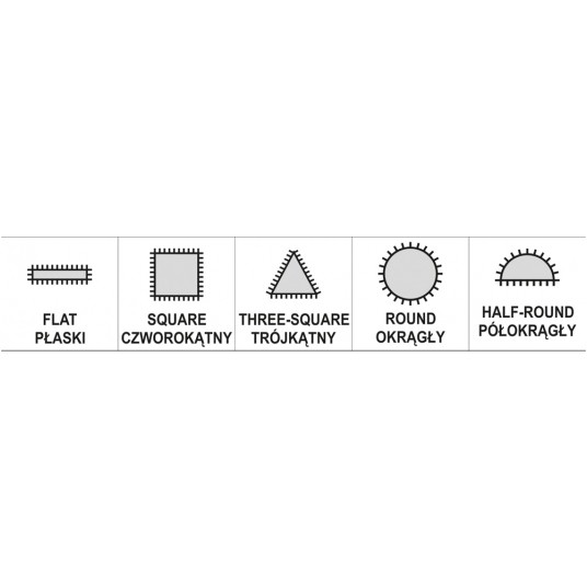 ZEST PILNIKÓW IGLAKÓW DIAMENT 180x70MM -zdjęcie numer 3
