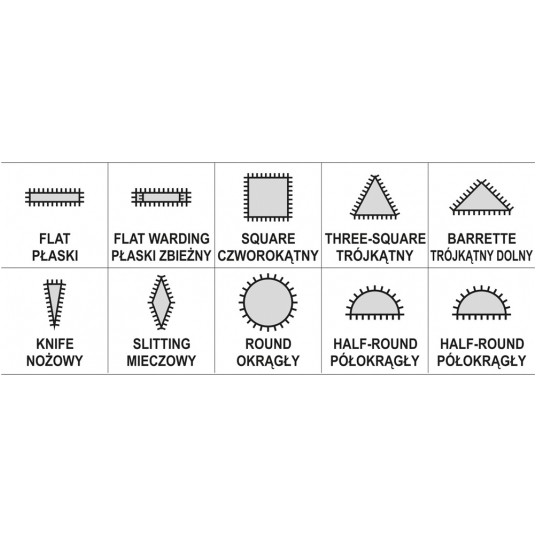 ZEST PILNIKÓW IGLAKÓW DIAMENT 3x140x25MM -zdjęcie numer 3