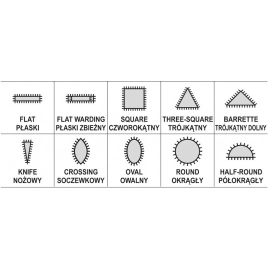 ZEST PILNIKÓW IGLAKÓW DIAMENT 4x160x50MM -zdjęcie numer 3