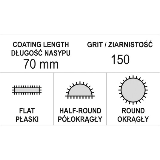 ZEST PILNIKÓW IGLAKÓW DIAMENT 5x180x70MM -zdjęcie numer 2