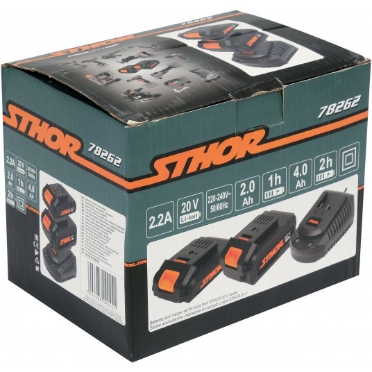 ZESTAW 20V 2X AKU (2AH+4AH) I ŁADOWARKA -zdjęcie numer 5