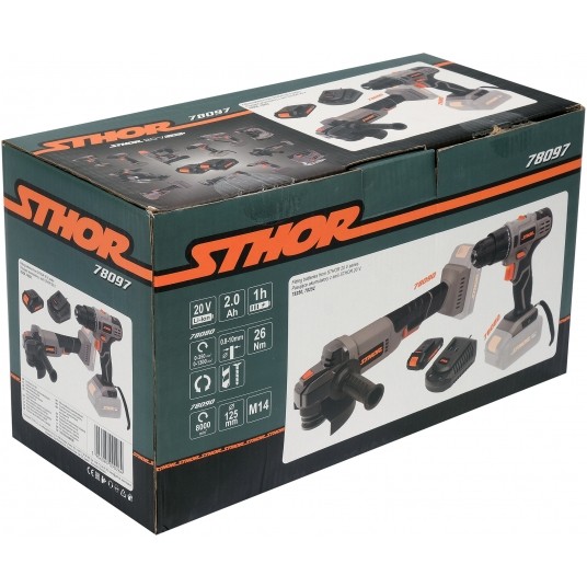 ZESTAW 20V SZLIFIERKA + WKRĘTARKA 2AH -zdjęcie numer 5
