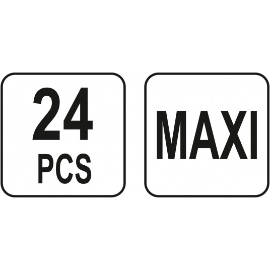 ZESTAW 24 BEZPIECZNIKÓW PŁYTKOWYCH MAXI -zdjęcie numer 3