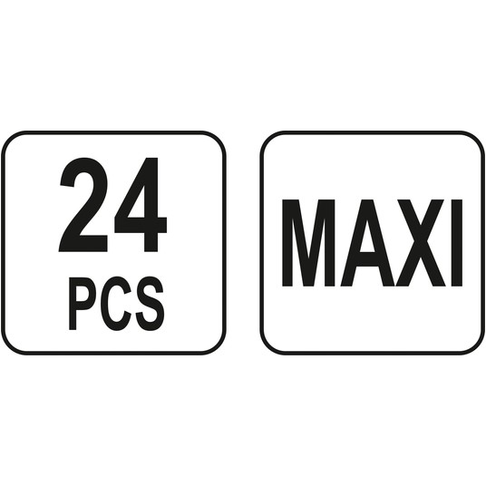 ZESTAW 24 BEZPIECZNIKÓW PŁYTKOWYCH MAXI -zdjęcie numer 3