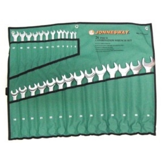 Zestaw 26szt. kluczy płasko-oczkowych 6-32mm -zdjęcie numer 1