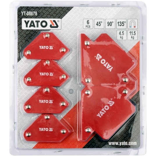 ZESTAW 6 SZT. SPAW. KĄTOWNIKÓW MAGNET. -zdjęcie numer 2
