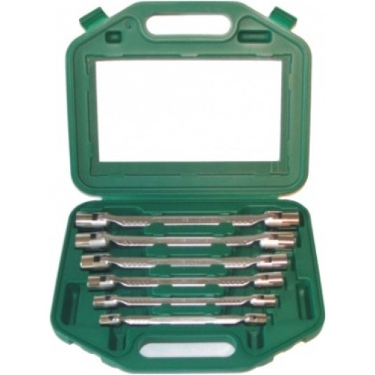 Zestaw 6szt. kluczy nasadowo-przegubowych -zdjęcie numer 1