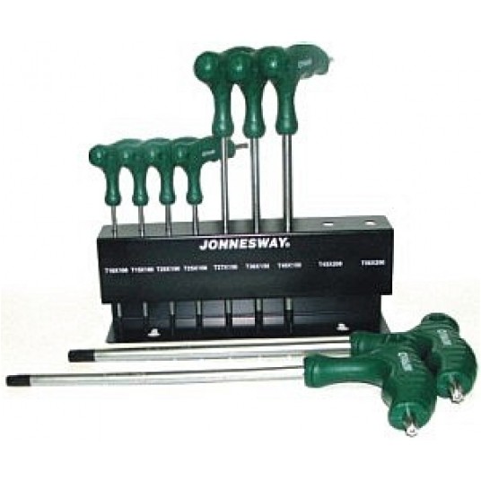 Zestaw 9szt. kluczy wpustowych TORX z uchwytem -zdjęcie numer 1