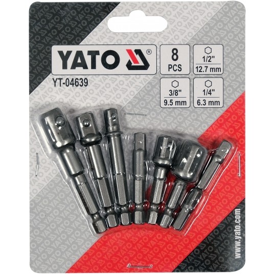 ZESTAW ADAPTERÓW HEX DO NASADEK 8 SZT. -zdjęcie numer 3