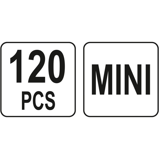 ZESTAW BEZPIECZNIKÓW MINI 120 SZT -zdjęcie numer 3